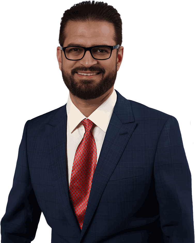 Professional headshot of Dr. Vajahat "VJ" Yar Khan, co-founder of Independence@Scale.